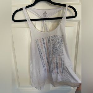 Volcom american flag print tank